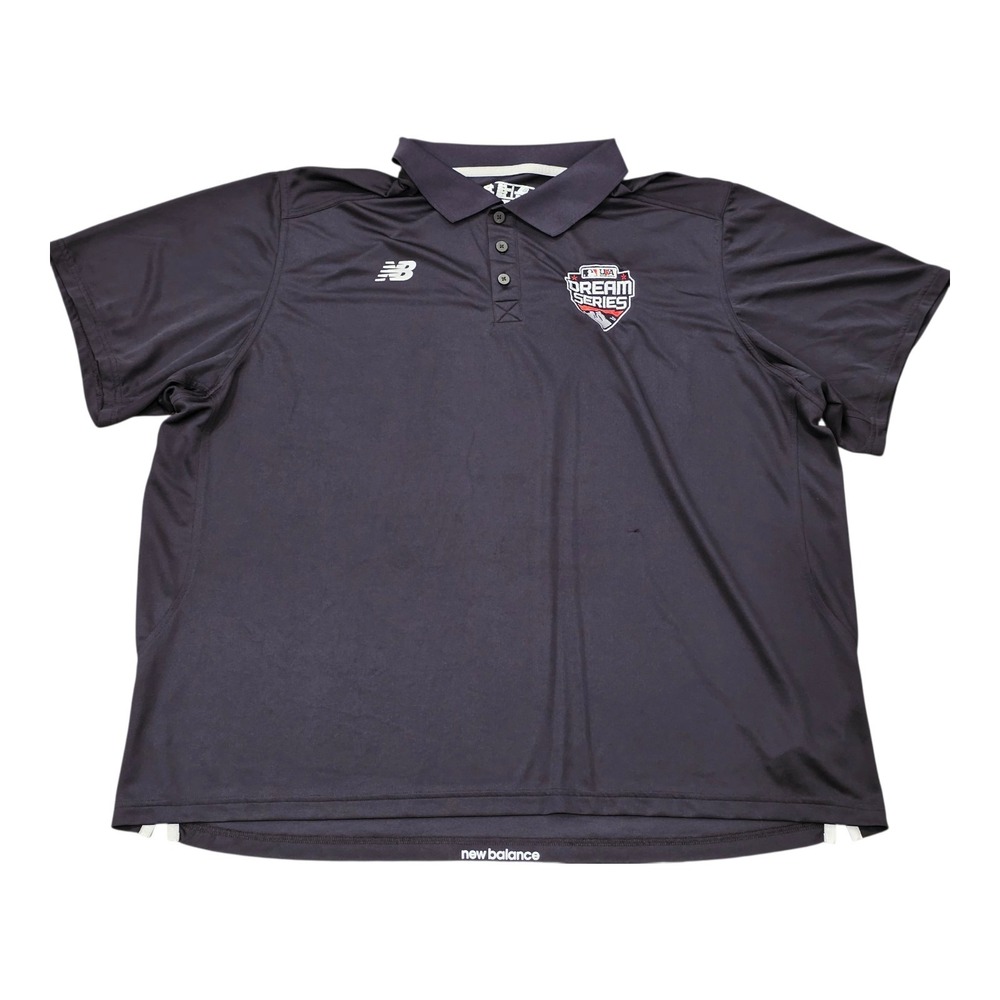 Men's New Balance Polo Shirt MLB USA Baseball Dream Series 2017 Black Sz 3XL